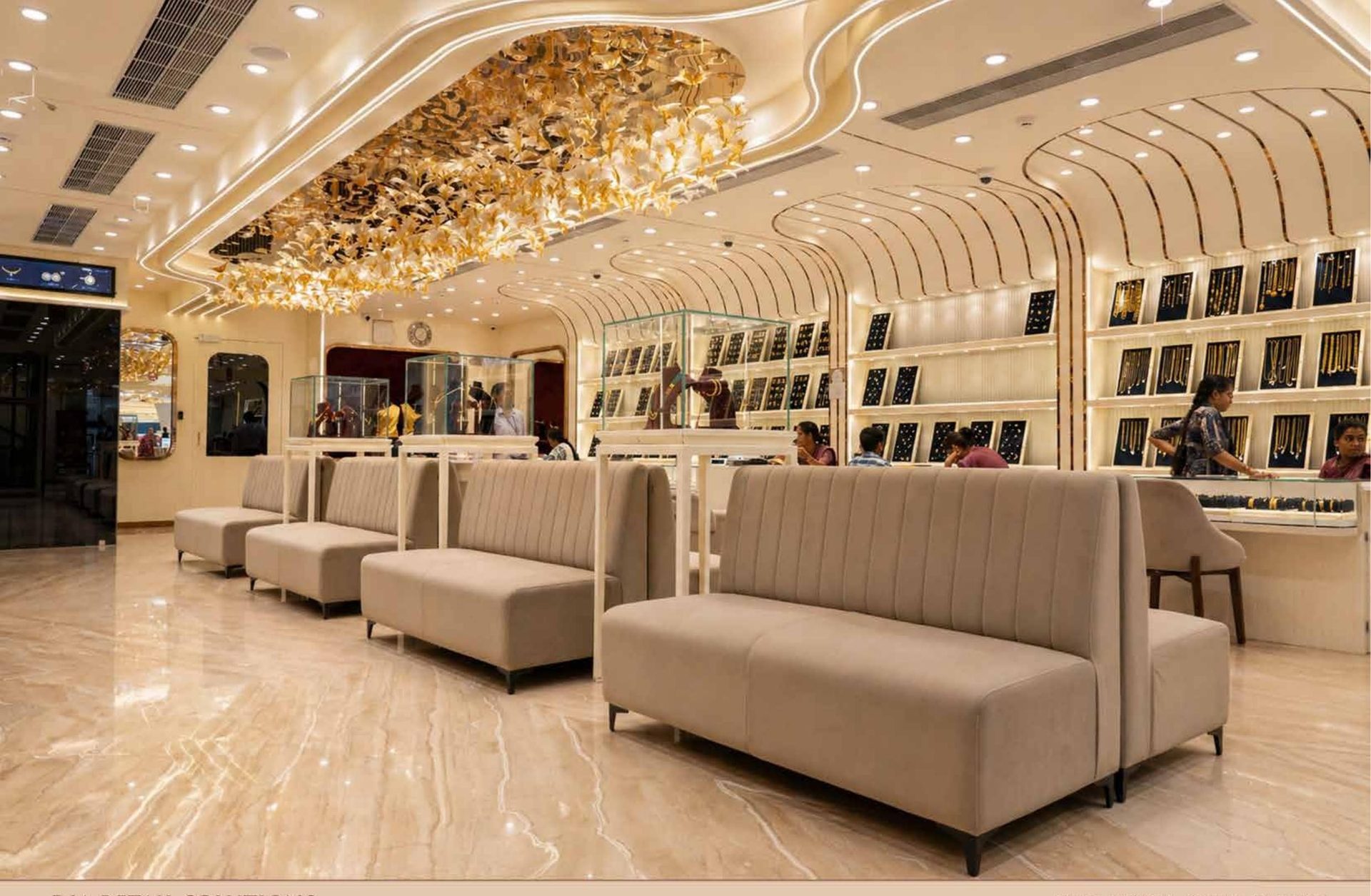 Venugopal Gold Palace showroom interior in Chamarajanagar